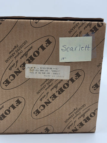 Giuseppe Armani Florence Scarlett 1995 Figurine of the Year 0698-C Box & COA