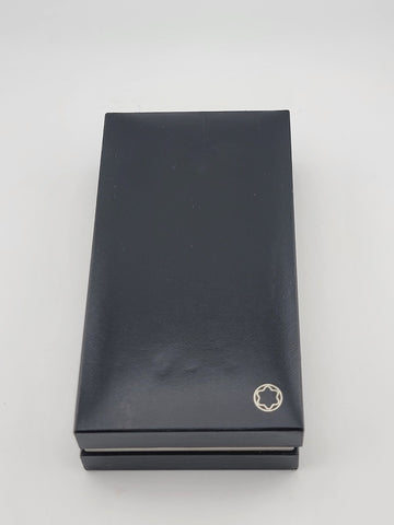 MONTBLANC Meisterstuck Navy Leather Key Fob Model MB114560 W Large Montblanc Box