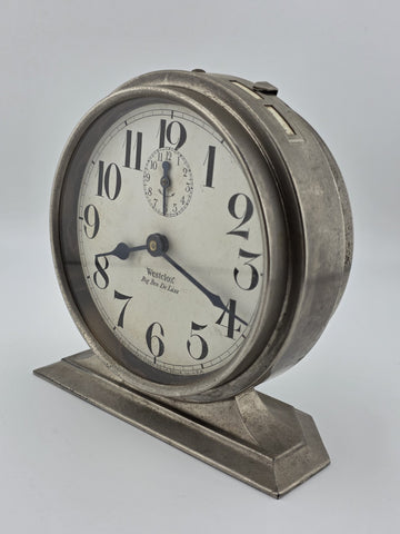 Antique 1927  Westclox  Big Ben Deluxe Alarm Clock Stock Market Crash Special VG