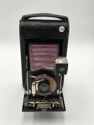 Antique 1902 Kodak No. 3 Folding Pocket Model E-2 Camera FPK Automatic Bellows