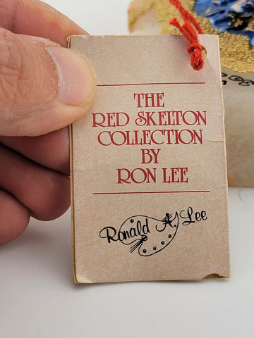 Ron Lee Red Skelton Collection "FREDDIE THE FREELOADER" Scupture Figure Art NOS