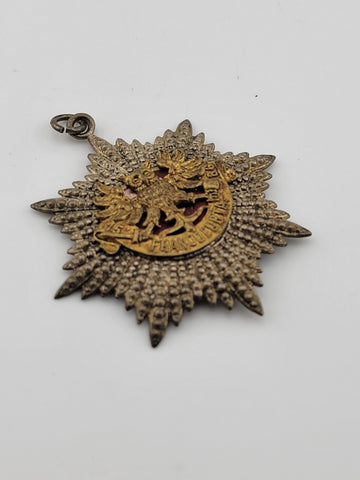 Ultra Rare Antique 19th Century Fraternal Schlaraffia Francofurta Medal.