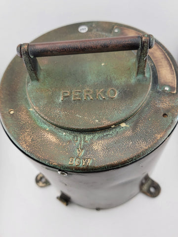 Rare Vintage Original Perko USCG Ships Masthead Light W Original Cable. Untested