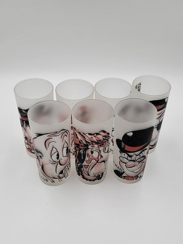 MCM Federal  Gay Fad Glasses 7 Glasses Rich Man Poor Man Beggar Man Thief 1950’s