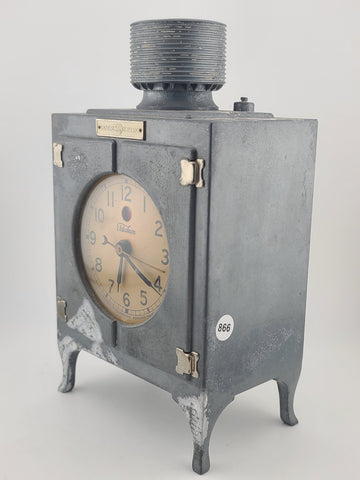 Chrome General Electric Monitor Top Refrigerator Electric Clock 1931. No Cord.