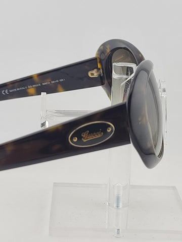 Vintage Ladies GUCCI GG2933/S 086DA 58□13 130 Side Logo Sunglasses Brown W Case