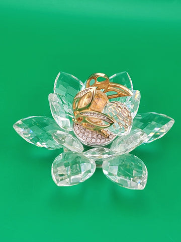 Vintage Swarovski Crystal "In Flight" Series - Bee Gold 7553NR100 (Retired) EUC