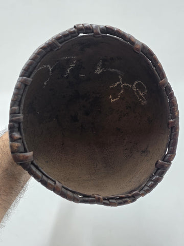 Rare Antique Authentic Mid Century Yoruba Headdress / Helmet Crest Nigeria 19 In