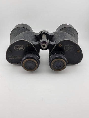 WWII Era SARD Square D Co 7 X 50 Binoculars w/Case Bu. Aero. US Navy Mark 21.