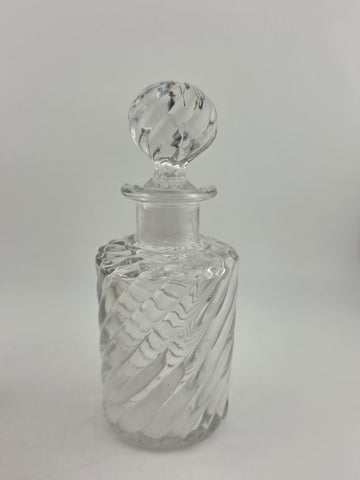 Vintage Baccarat Bambous / Swirl Bamboo Perfume Bottle