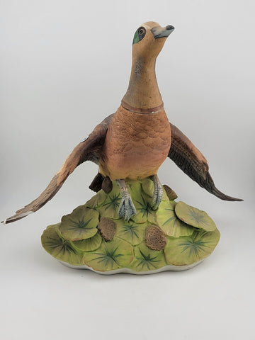 SKI COUNTRY WIDGEON BANDED DUCK MINI PORCELAIN DECANTER BOTTLE 1979 EMPTY