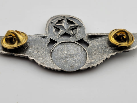 Lot Of 3 WW2 / Korean War Master Crew Wing/Parachutist/ Marksman Sterling Silver