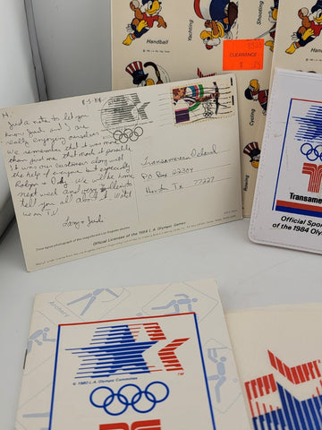 Unique Collection Huge Lot Of 1984 Los Angeles Olympics Memorabilia.