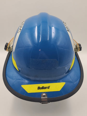 Vintage 2009 Bullard Firedome Medic Fire Helmet w/ Interior Lining & Face Shield