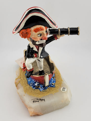Ron Lee Red Skelton Collection "FREDDIE THE FREELOADER" Scupture Figure Art NOS