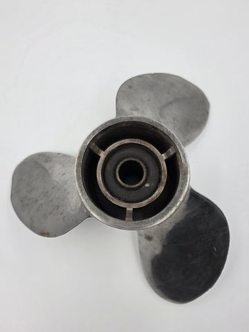 Vintage Stiletto Stainless Steel 3 Blade Boat Propeller 20321 01421 Spline Hub