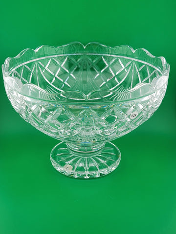 Rare Vintage Waterford Crystal America'Heriitage Thomas Edison Centerpiece Bowl