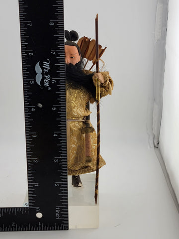 Vintage Japanese Samurai Warrior Emperor Doll Figurine