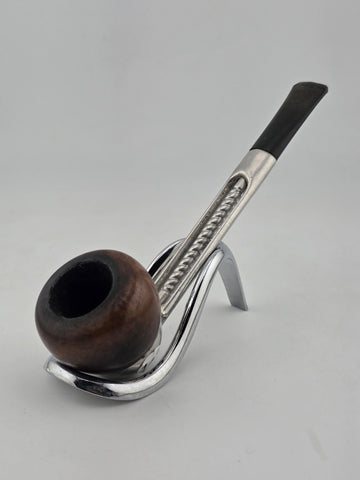 Vtg Collectible Falcon 1 Aluminum Radiator Tobacco Pipe Rusticated Dover Bowl