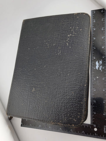 Antique Rumpp Vanity Travel Kit Leather Case w/Mohawk Men's Shaving Grooming ICS