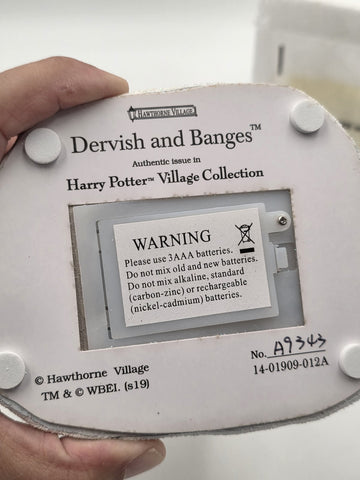 Hawthorne Village Harry Potter Dervish & Banges Lighted Building Figurine