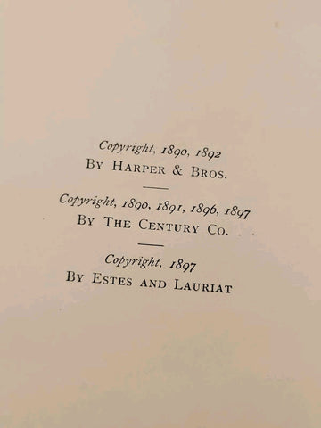 Rare 19th C One Of A Kind "The city of Stories 1897. Frank M. Bicknell.