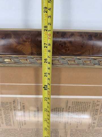 1929 Wall Street Journal Framed Newspaper Front Page Pre-Crash Financial Era