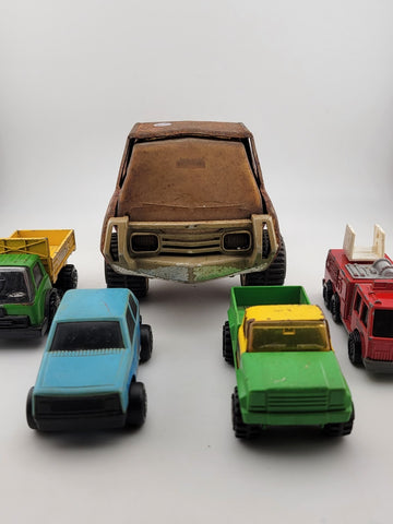 Lot Of 5 Small Vintage Collectible Tonka Cars And Trucks.