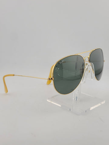 Rare 1970s 64/14mm VINTAGE B&L RAY BAN USA OUTDOORSMAN AVIATOR SUNGLASSES