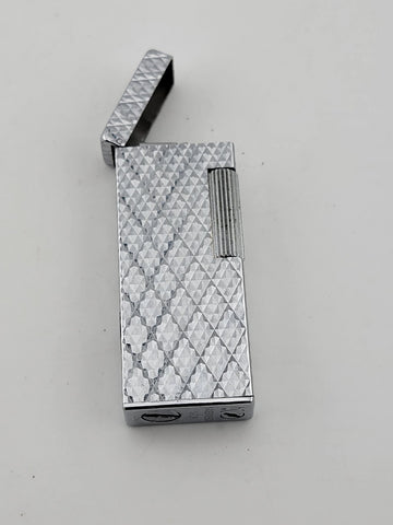 Rare OOK Kreisler KS1 Lighter Silver Toned Diamond Pattern. Japan. Untested.