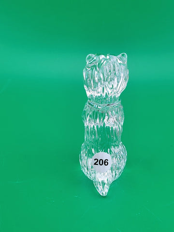Vintage Collectible Waterford Crystal Scottish Terrier Dog Figurine 3.5". Read.