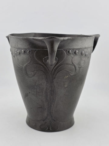 Rare Antique Kayserzinn 4394 Art Nouveau Jugendstil Pewter Vase c1900 German