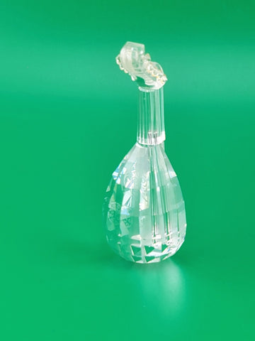 Rare Vintage Swarovski Crystal Lute 7477000004 169246. Retired 1997.  MIB+COA