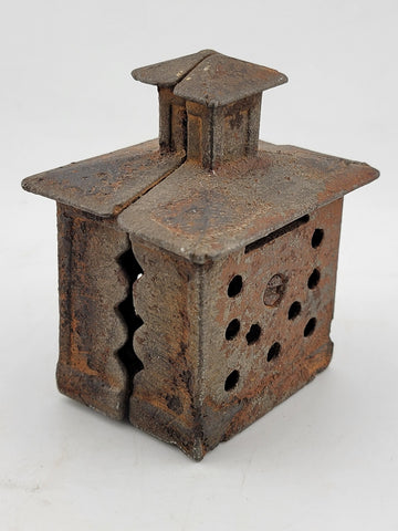 Antique ca. 1870 J.E. Stevens  Cast Iron Cupola  still bank , Good Condition