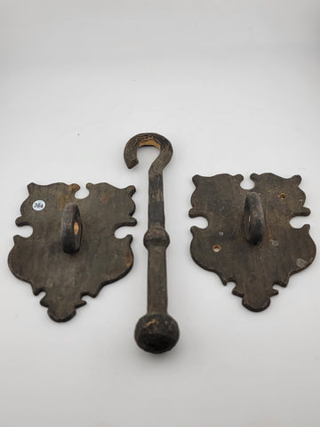 Rare Antique 18 Century Spanish Bronze Door Lock. Heavy Metal. Good Condition.