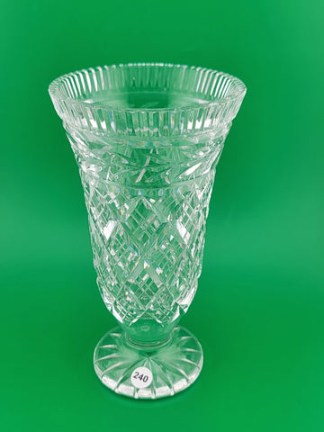 Vintage Waterford Crystal Retired Glandore 7" Vase Made In Ireland