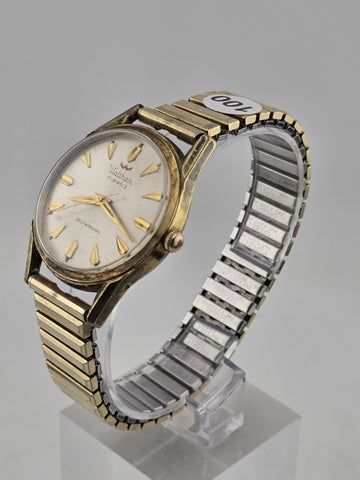 Vintage 1960's Waltham Self-Winding Shock Resistant 17j Wristwatch Working Cond.