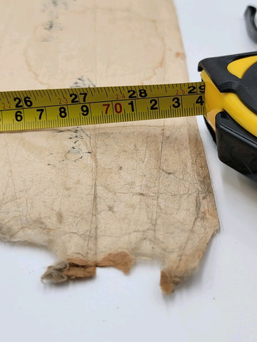 Ultra Rare 1856 Japanese Edu Period Appointment Scroll Sealed On Washi Paper.