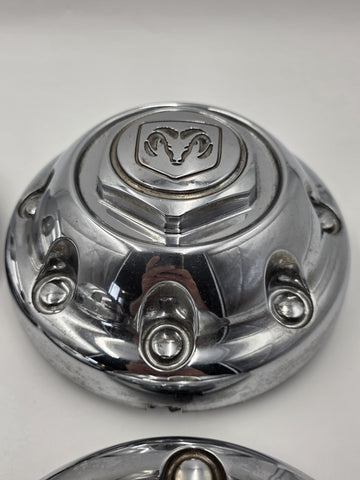 4 DODGE 2500 RAM 52039098 OEM WHEEL CENTER CAP HUB DUST COVER 8 LUGS CHROME HEX