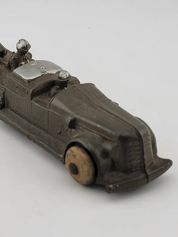 Antique Ralstoy 1930's US Army Truck with Spotlight and Artillery Gun Original