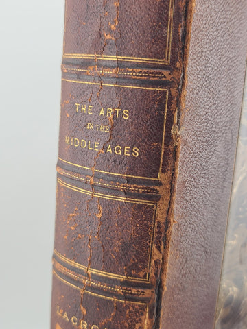 Antique 1875 Lacroix Arts of the Middle Ages19 chromolitho plates 400 engravings