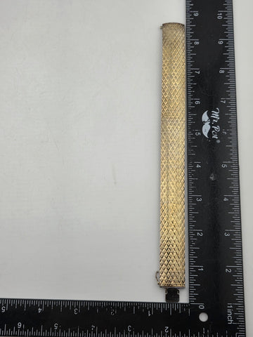 Veronese Wide Diamond Cut Flexible Bangle Bracelet Gold Over Sterling Silver.