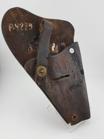 WWII Era 1940 USMC M3 Leather Shoulder Holster Colt M1911A1 Pistol. Sears Co.