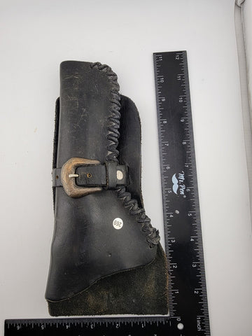 Antique Ruger Single Six Cowboy Pistol Black Holster W Sterling Silver Buckle
