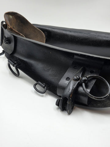 Ultra Rare Antique 19th C Drop Down Firefighting Station Clip On Horse Harness.