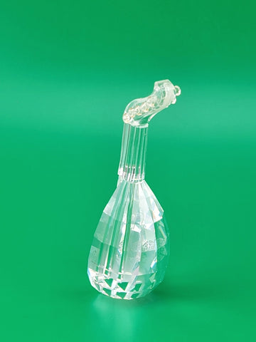 Rare Vintage Swarovski Crystal Lute 7477000004 169246. Retired 1997.  MIB+COA