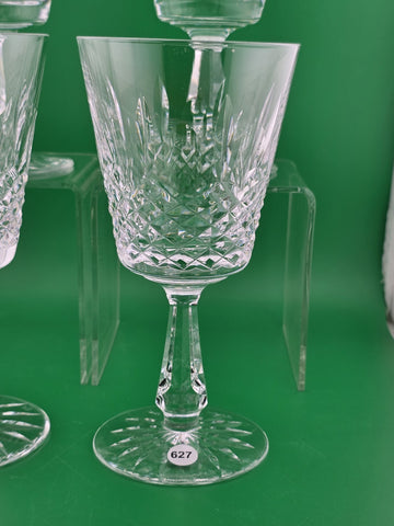 Set Of 4 Antique Waterford Crystal Kenmare Water Goblet Glasses 6 3/4" H