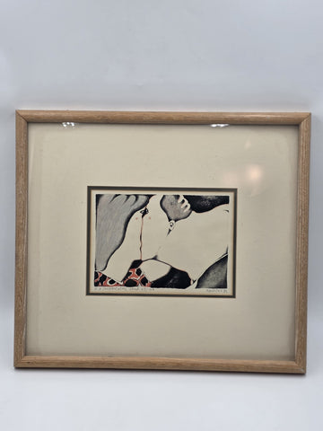 Karel Havlicek In a Sentimental Mood 1986 Signed Ltd Ed Serigraph 63/120 Framed