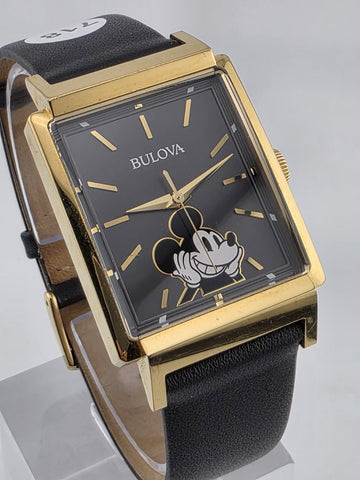 Vintage Collectible Disney Parks Mickey Mouse Watch by Bulova. Mint Condition.