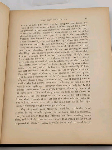 Rare 19th C One Of A Kind "The city of Stories 1897. Frank M. Bicknell.